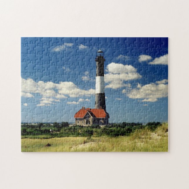 Fire Island Lighthouse Jigsaw Puzzle (Horizontal)