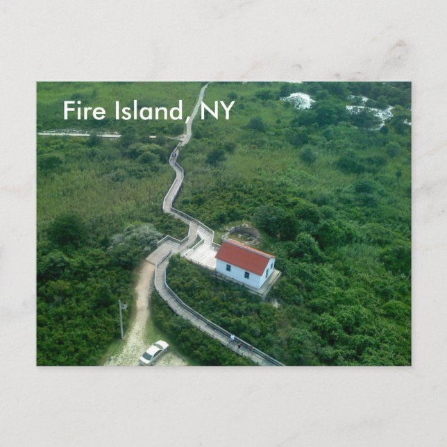 Fire Island, NY Postcard (Front)