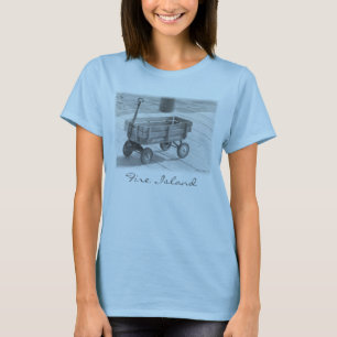 'Fire Island Wagon' Ladies' T-shirt