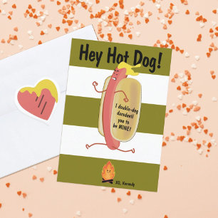 Fire Jumping Hot Kids School Valentine's Day Card