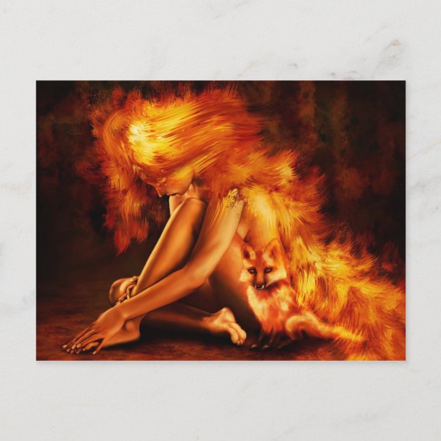 Fire Lady Postcard (Front)