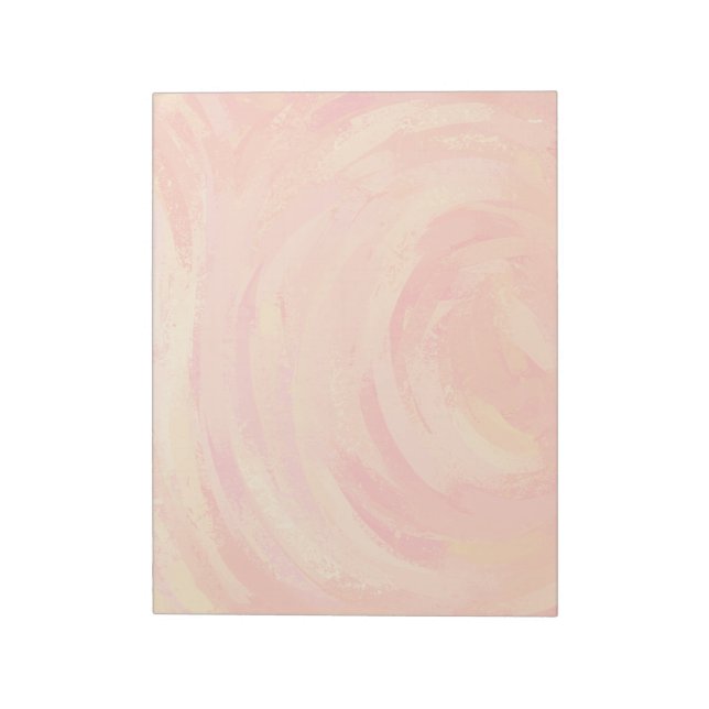Fire Lake Orange Swirl Notepad (Rotated)