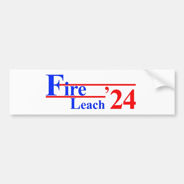 Fire Leach '24 Bumper Sticker (Front)