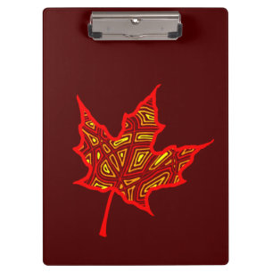 Fire Leaf Clipboard