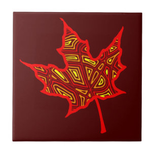 Fire Leaf Tile