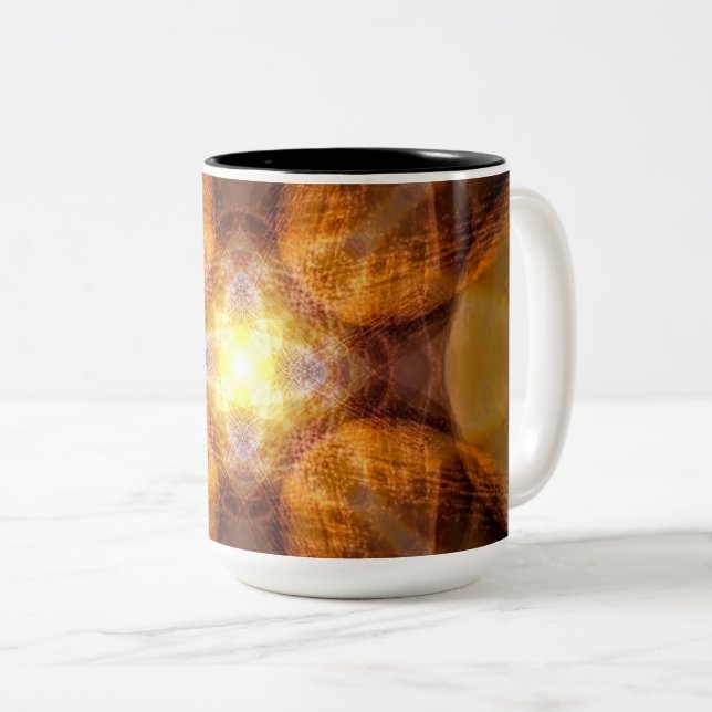 Fire & Light Two-Tone Coffee Mug (Front Right)