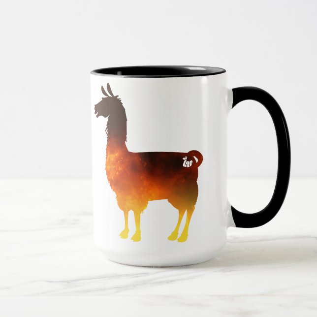 Fire Llama Mug (Right)
