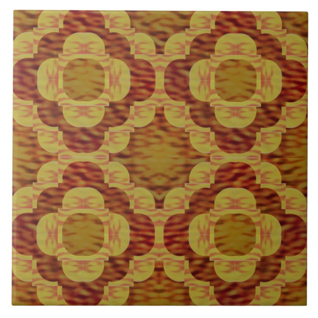 Fire Love Ring Pattern Tile (Front)