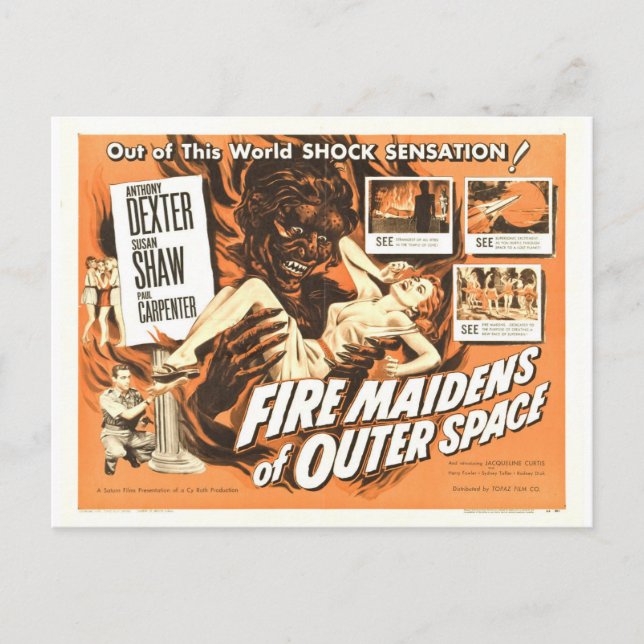 FIRE MAIDENS DE CARTE POSTALE EXTÉRIEURE (Devant)