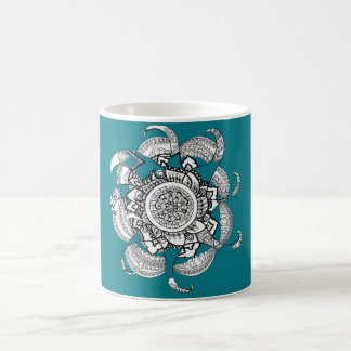 Fire mandala coffee mug