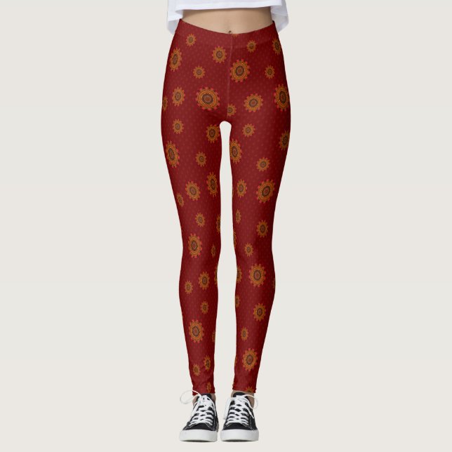 Fire Mandala Leggings (Devant)