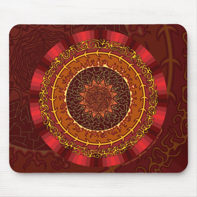 Fire Mandala Mousepad (Front)