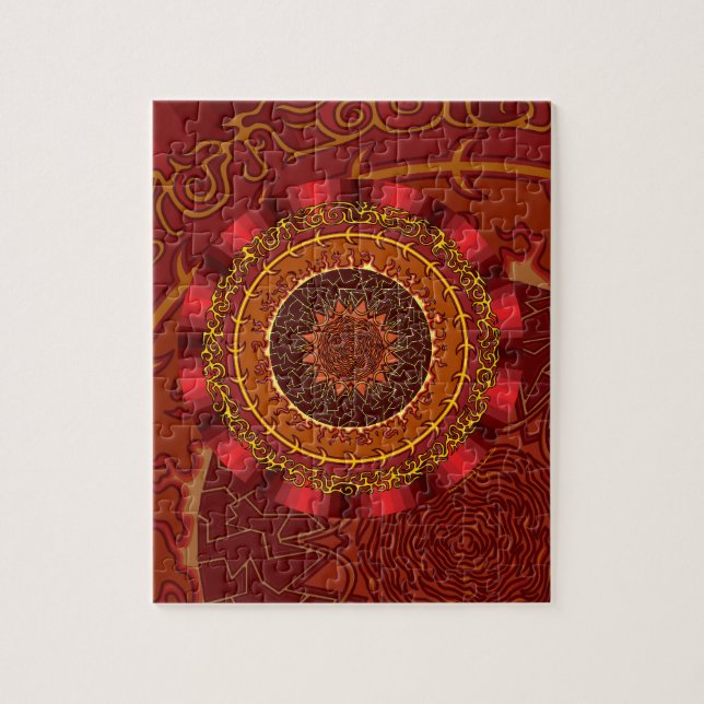 Fire Mandala Puzzle (Vertical)