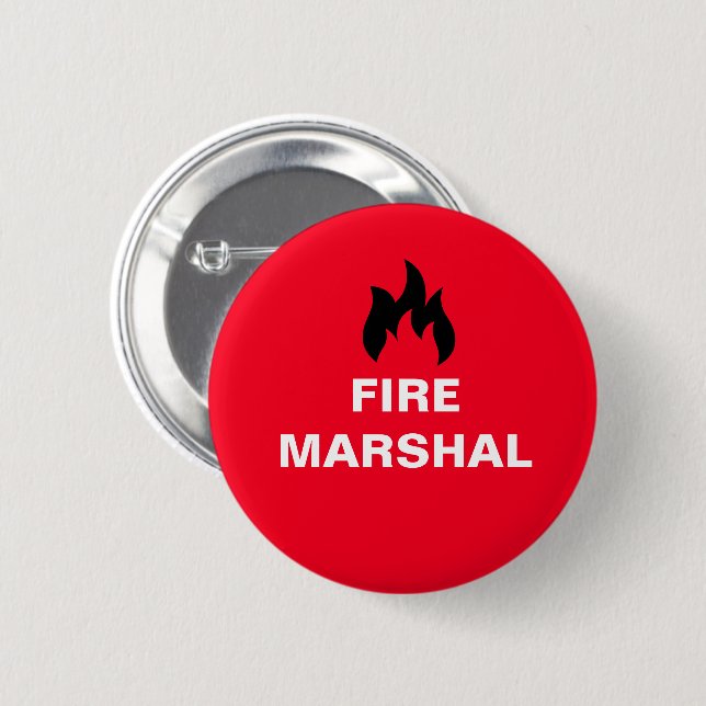 Fire Marshal Button / H&S (Front & Back)