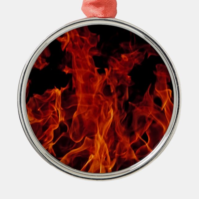 Fire Metal Ornament (Front)