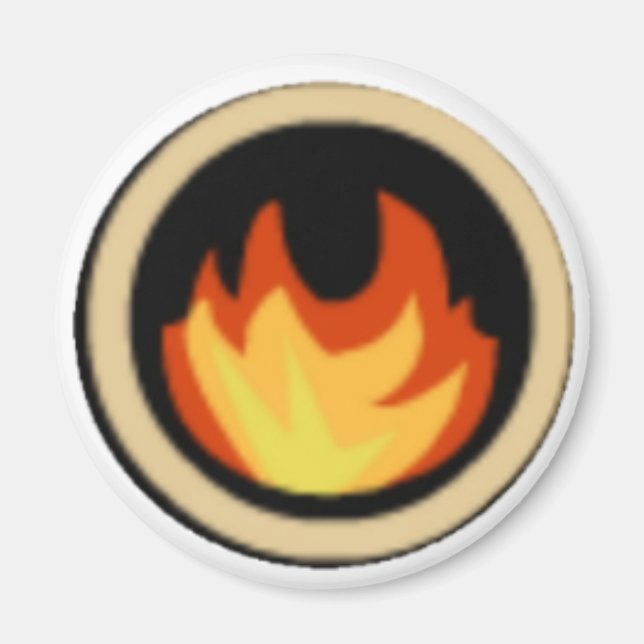 Fire Ninjas Symbol Magnet FireNinjas (Front)