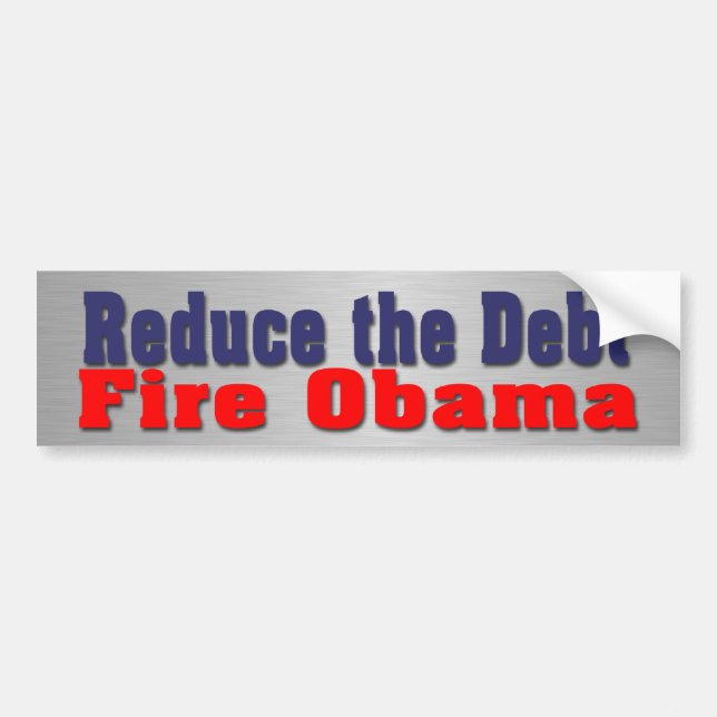 Fire Obama Bumper Sticker (Front)