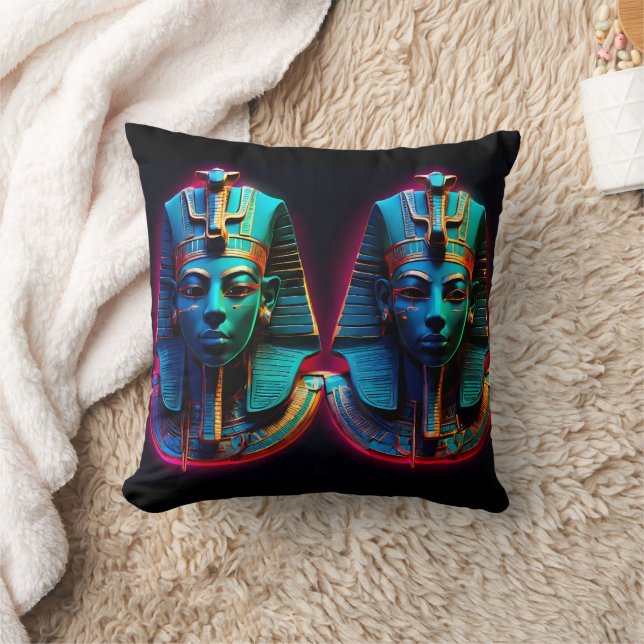 Fire of the Gods Throw Pillow (Blanket)