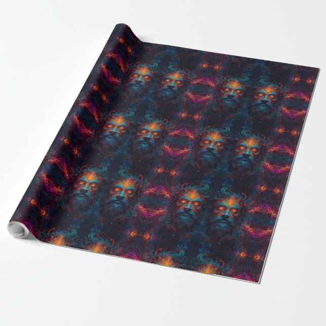 Fire of the Gods.  Wrapping Paper (Unrolled)
