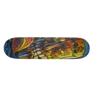 Fire of the Tiki god Skateboard