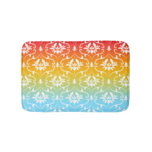Fire Ombre Bath Mat