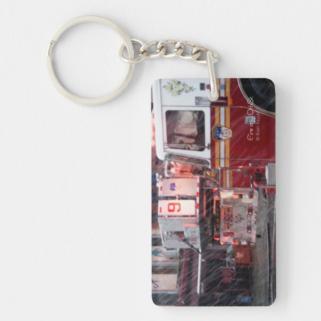 Fire On 10th ST Keychain (Front)