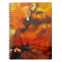 Fire on Glass Notebook