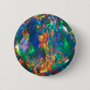 Fire Opal 2 Inch Round Button