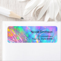 fire opal background  labels