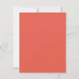 Fire Opal & Charcoal Flat Note Card – Customizable
