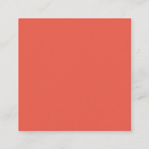 Fire Opal Square Business Card – Customizable