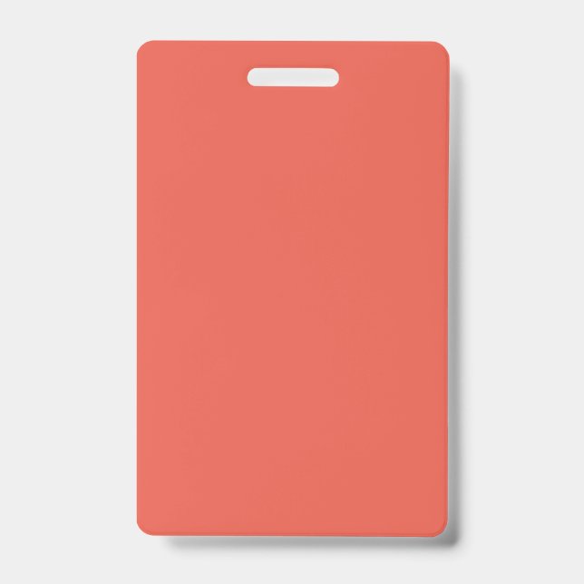Fire Opal Vertical Event Badge – Customizable (Front)