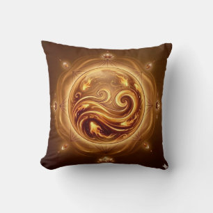 Fire Oracle Throw Pillow