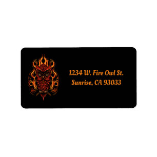 Fire Owl Label