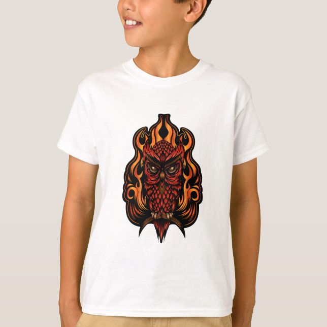 Fire Owl T-Shirt (Front)