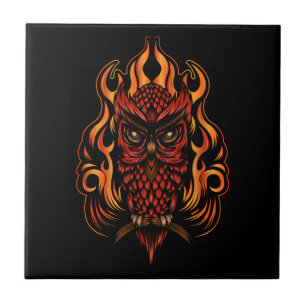 Fire Owl Tile