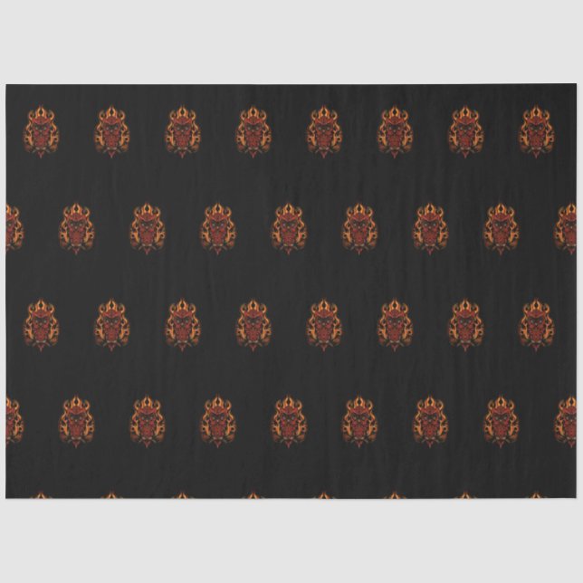 Fire Owl Tissue Paper (Front)