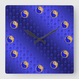Fire Ox Square Wall Clock