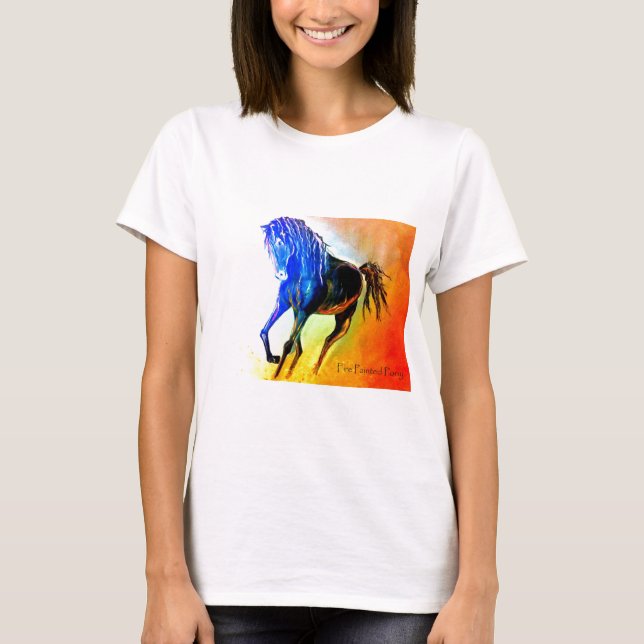Fire Painted Pony T-Shirt (Front)