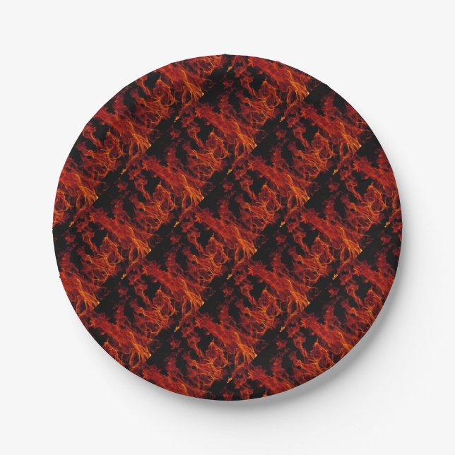 Fire Paper Plate (Front)