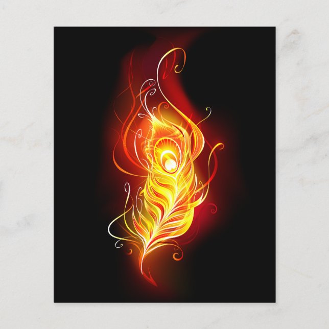 Fire Peacock Feather (Front)
