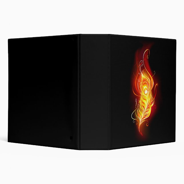 Fire Peacock Feather Binder (Background)