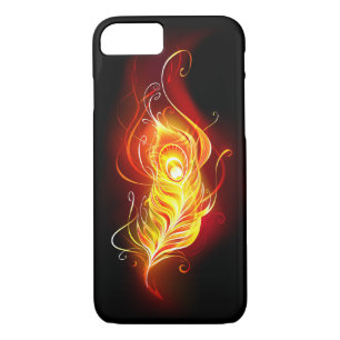 Fire Peacock Feather Case-Mate iPhone Case