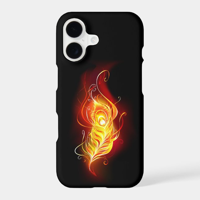 Fire Peacock Feather Samsung Galaxy S21+ Case (Back)