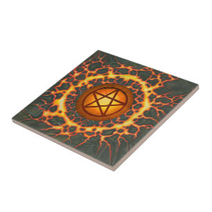Fire Pentacle Tile