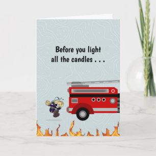 Fire permit needed for Birthday Candles? Card