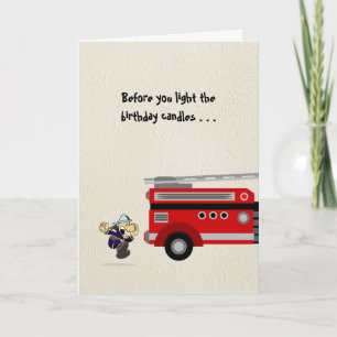 Fire permit needed for Birthday Candles? Card