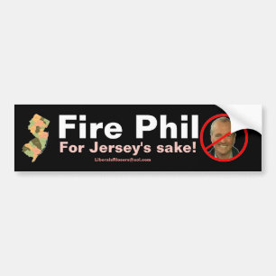 Fire Phil Murphy...for Jersey's sake! Bumper Sticker
