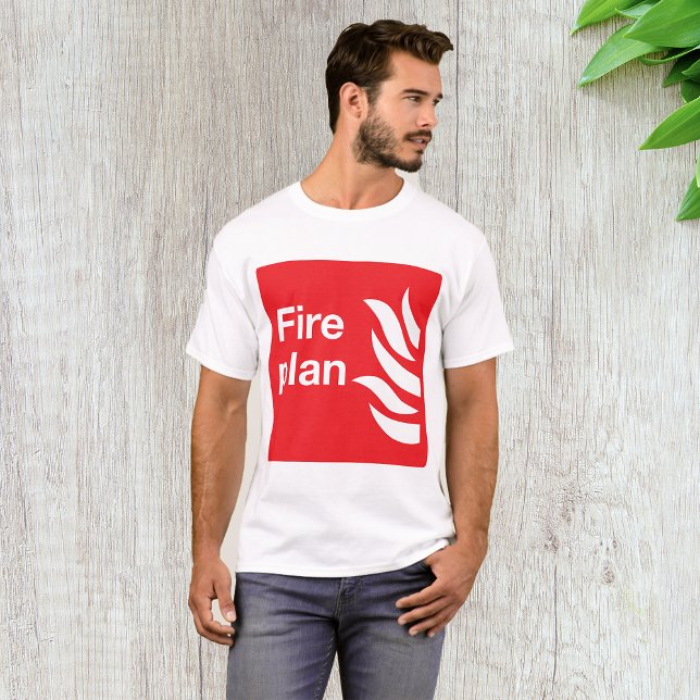 Fire Plan Sign Mens T-Shirt (Creator Uploaded)