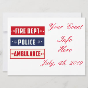Fire Police Ambulance Thunder_Cove